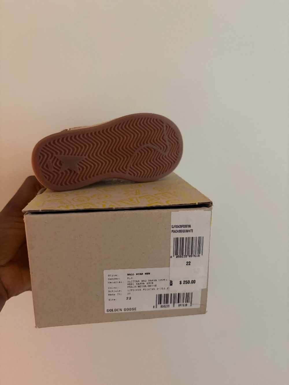 Toddler shoes golden goose